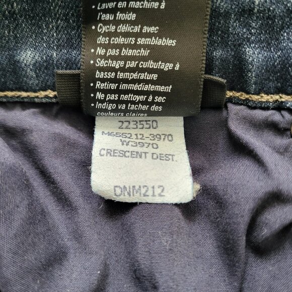 Paige Federal Legacy Slim Fit Jeans Crescent Destructed Wash Men's Size 30 - Picture 8 of 8